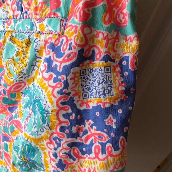 Lilly Pulitzer Rare Print Written in the Sun Callahan Short Sz 8 - Picture 7 of 11